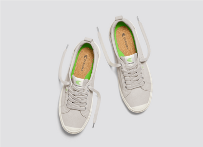 OCA Low Vintage White Suede Sneaker