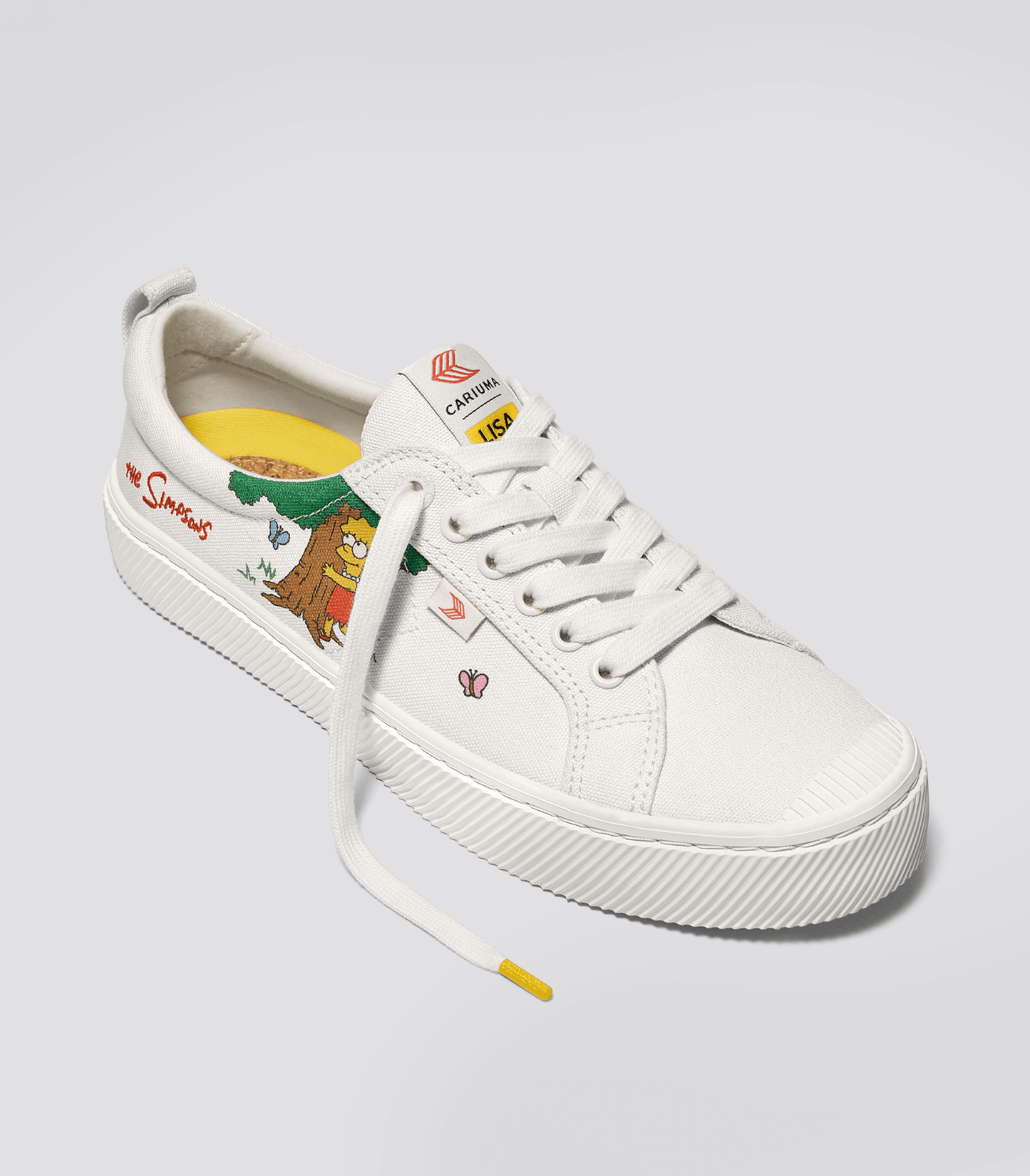 OCA Low Lisa Tree - The Simpsons White Canvas Sneaker