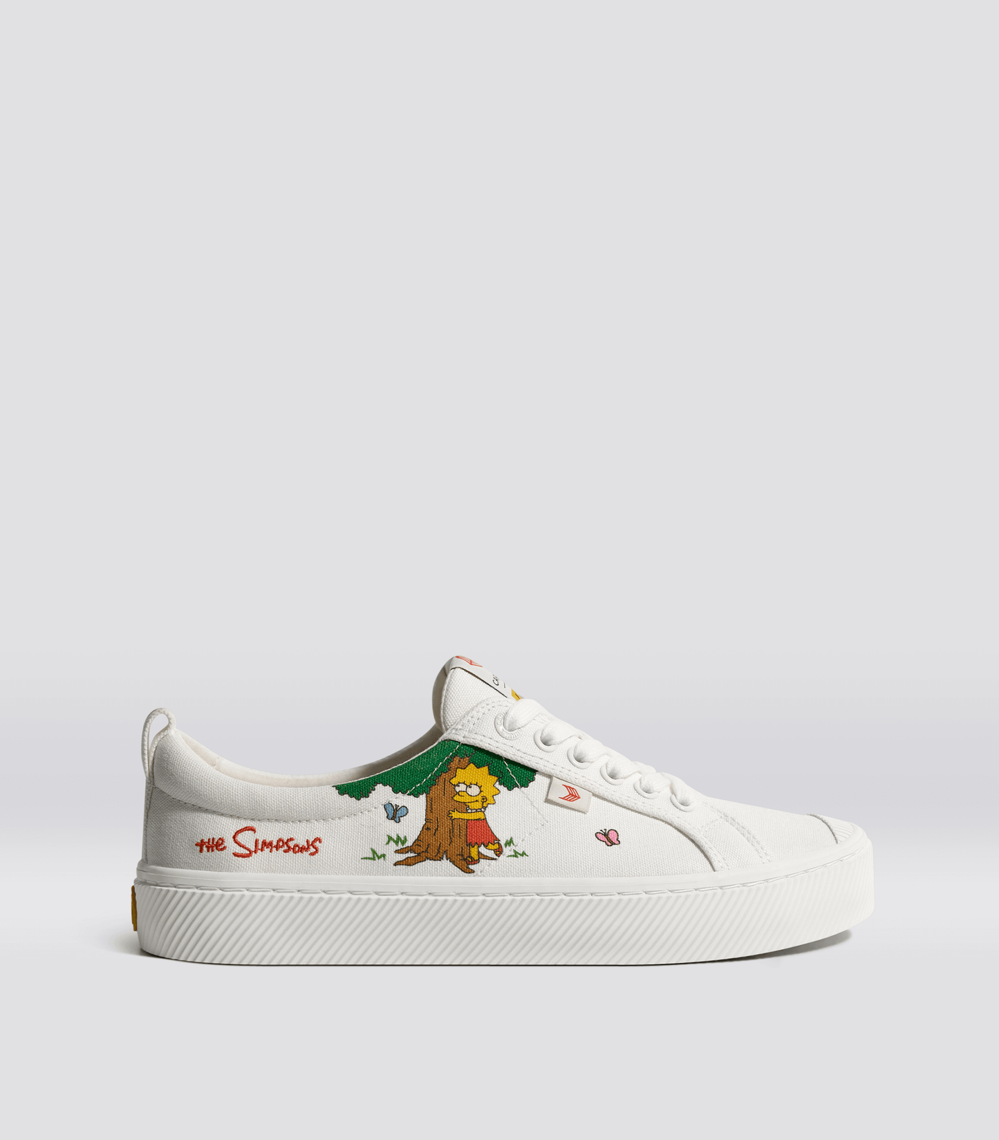 OCA Low Lisa Tree - The Simpsons White Canvas Sneaker