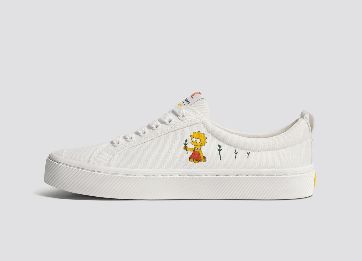 OCA Low Lisa Tree - The Simpsons White Canvas Sneaker