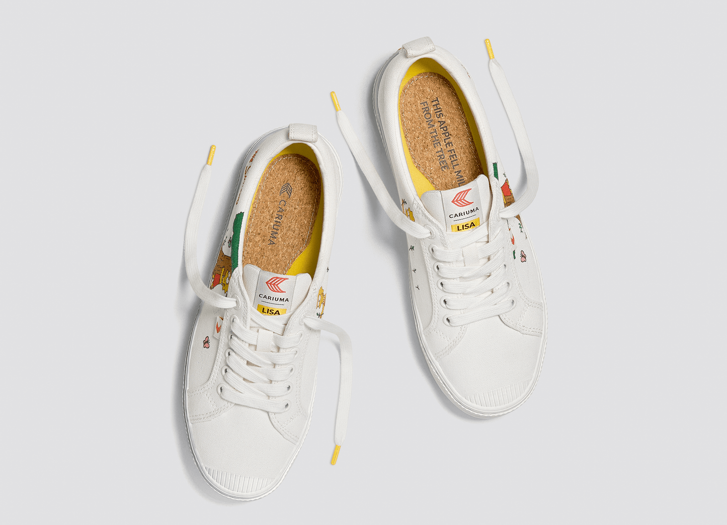 OCA Low Lisa Tree - The Simpsons White Canvas Sneaker