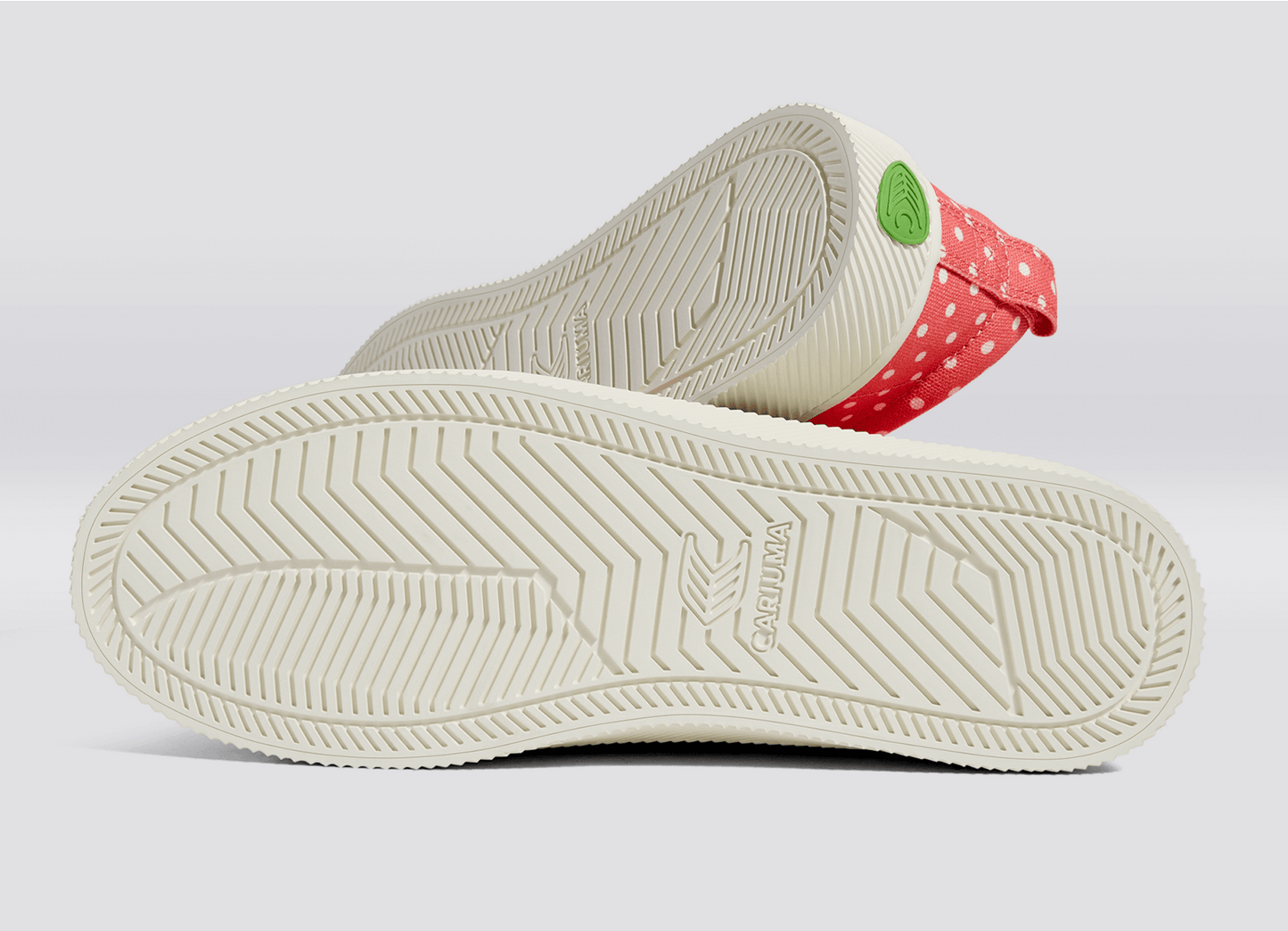 OCA Low Watermelon Canvas White Polka Dots Sneaker