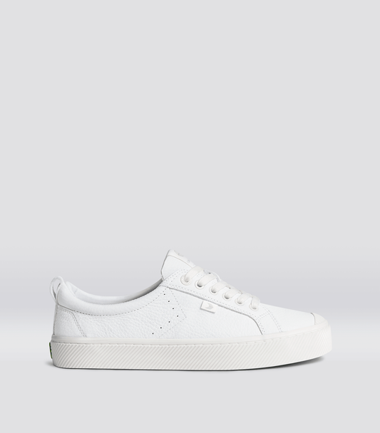 OCA Low White Premium Leather Sneaker