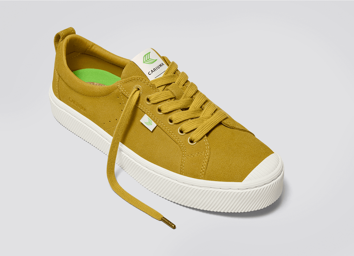 OCA Low Lemon Curry Suede Sneaker