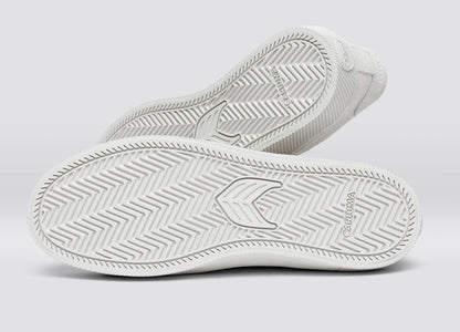 SALVAS All Smoke White Suede Sneaker