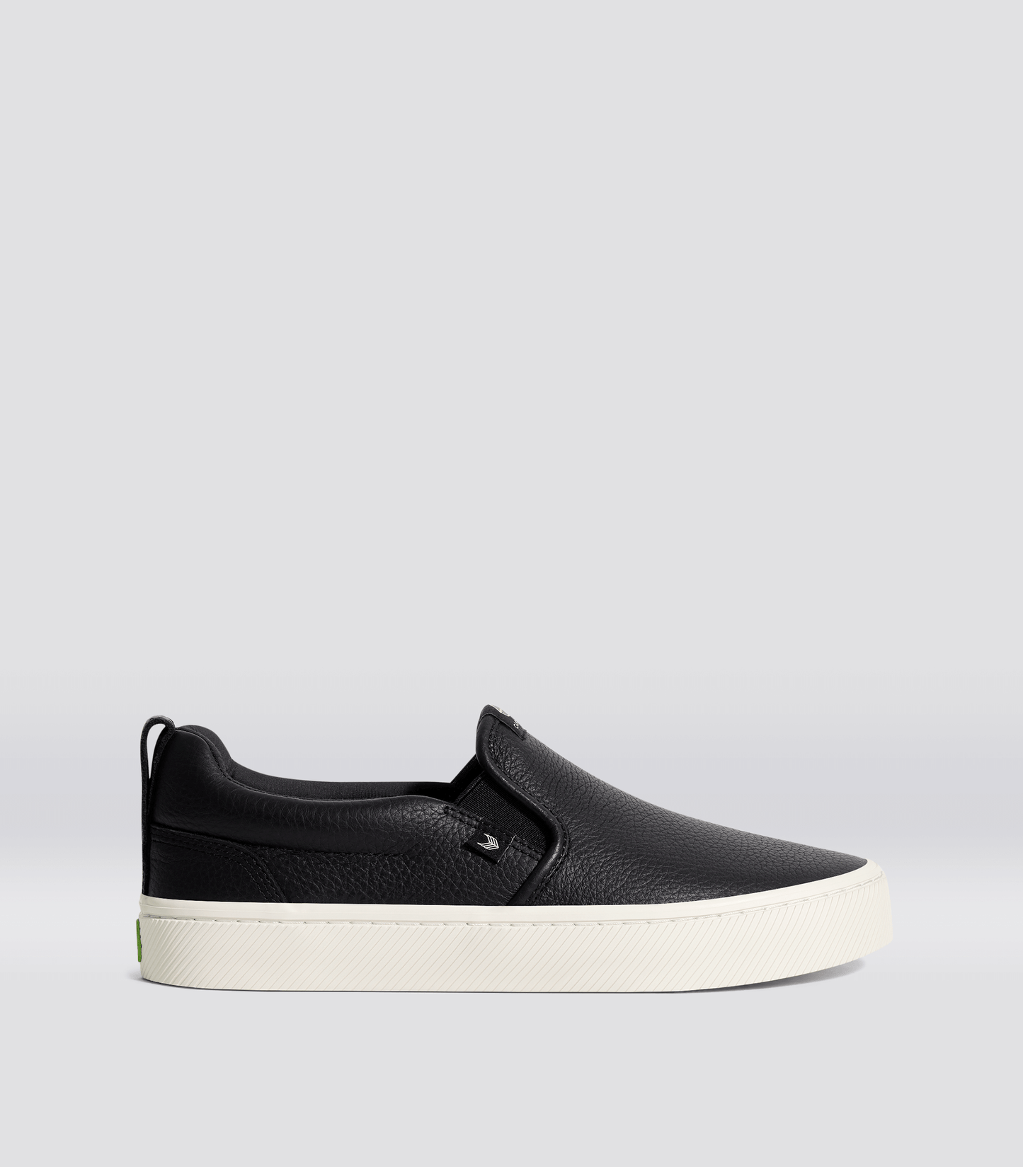 SLIP-ON Black Premium Leather Sneaker