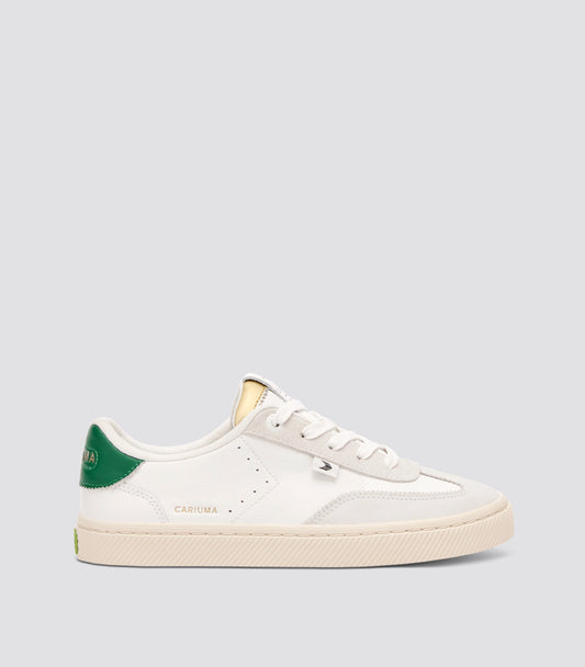TOCA Soft Grain Leather & Suede Warm White Lush Green