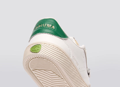 TOCA Soft Grain Leather & Suede Warm White Lush Green