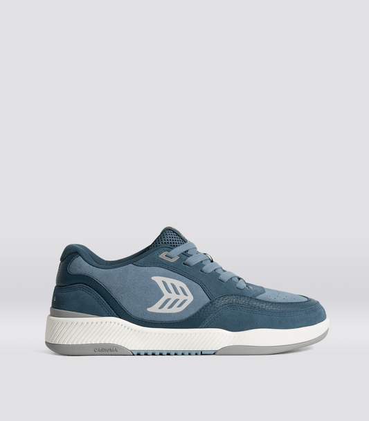 UBA Orion Blue Suede Off-White Logo Sneaker