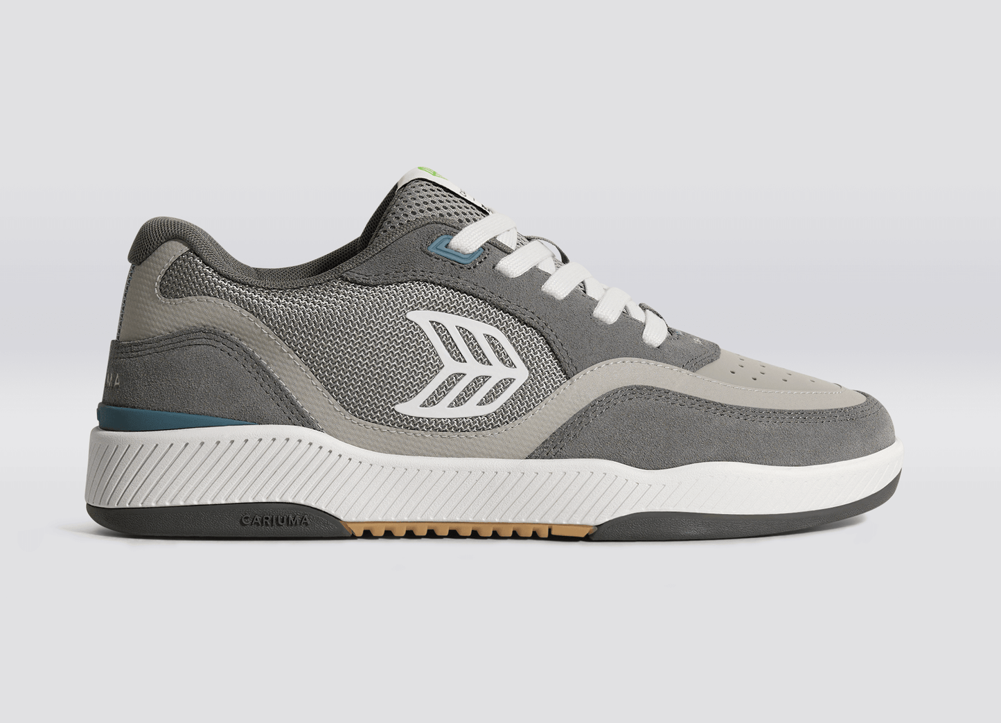 UBA PRO Charcoal Grey Suede and Mesh Ice Logo Sneaker