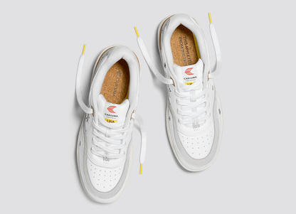 UBA Lisa Flowers - The Simpsons White Premium Leather Sneaker