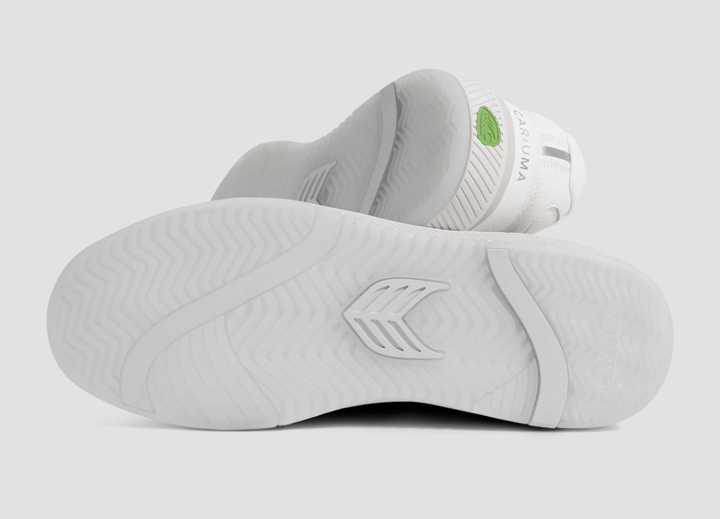 UBA White Premium Leather Ice Logo Sneaker